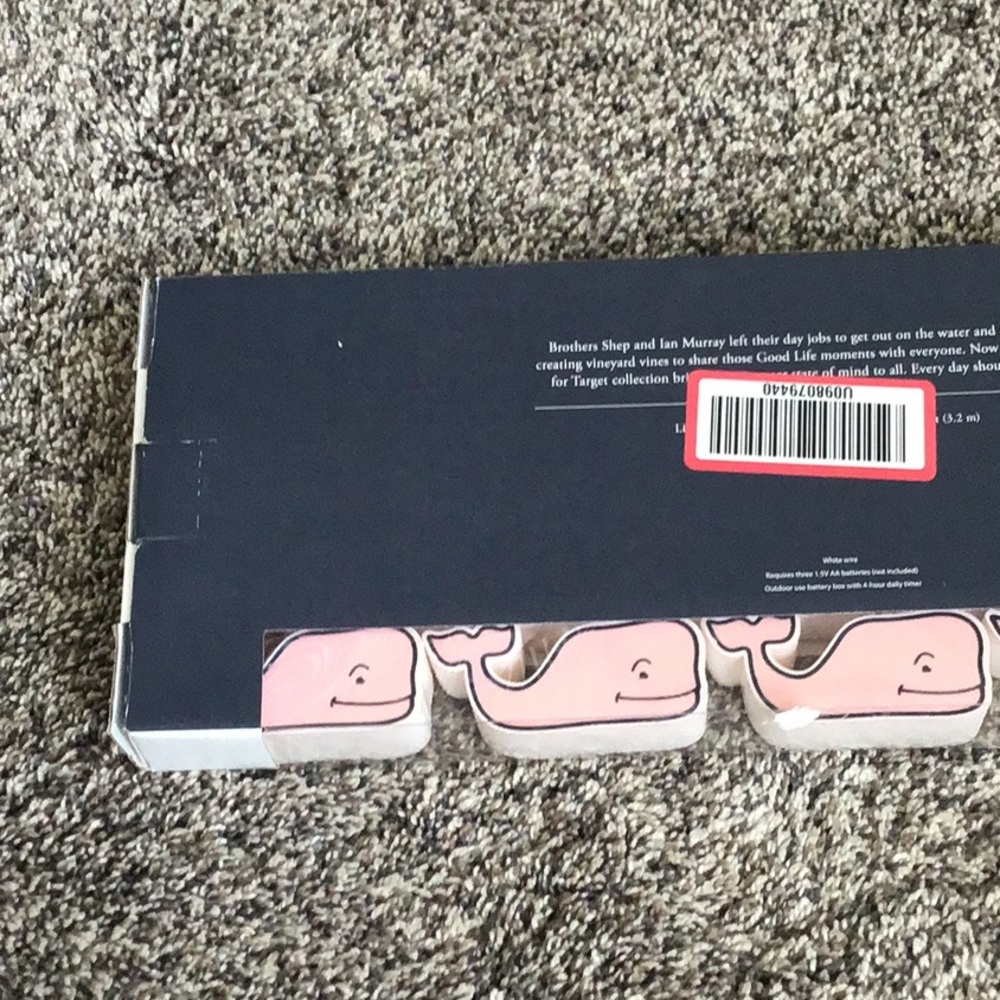 Vineyard Vines LED string lights. One set NIB - Picture 6 of 6